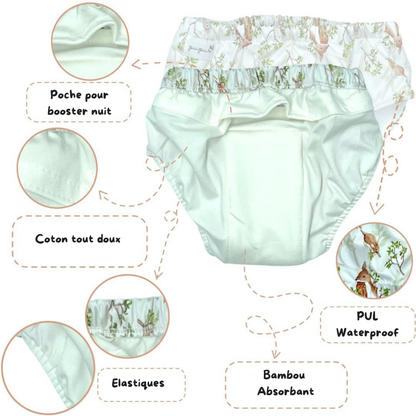 Culottes d'apprentissage propreté nuit & jour - de 2 à 7 ans